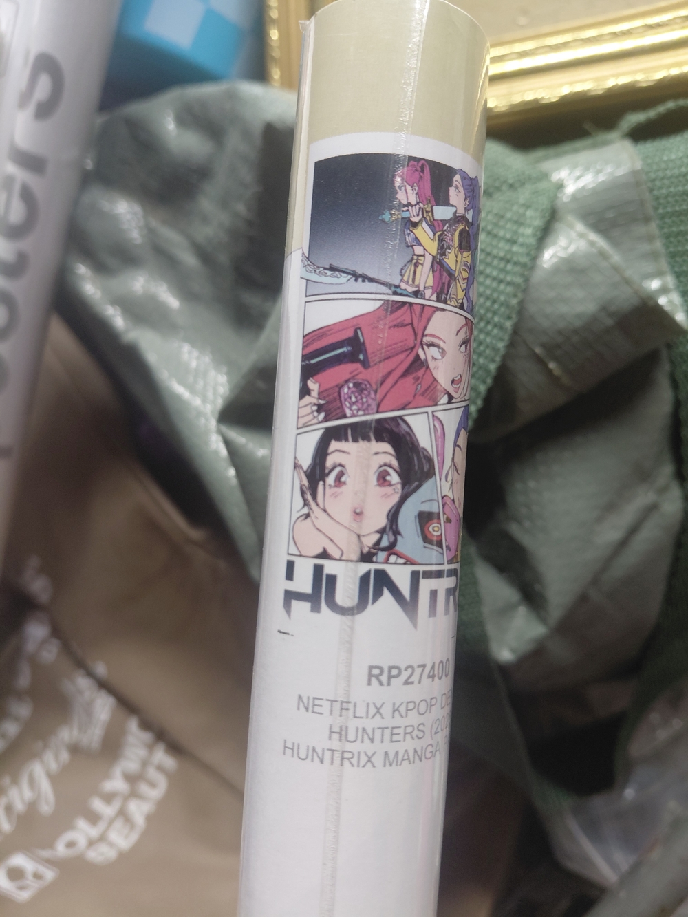 Netflix kpop demon hunters 2025 huntrix manga panels poster 22.375"x34"